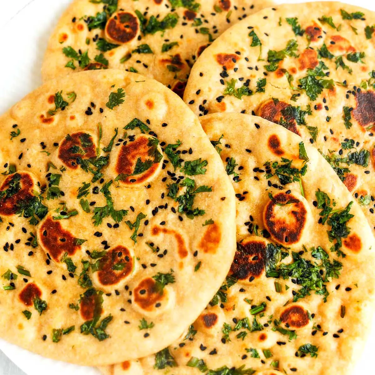 Whole Wheat Kulcha (No Yeast) / Kulcha On Tawa